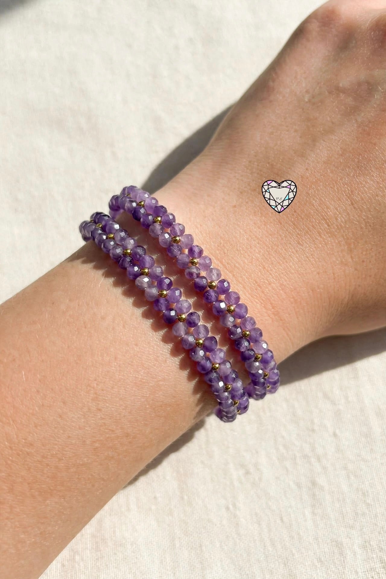Bracciale Fiore in Ametista